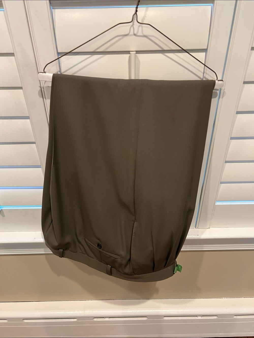 Pronto Uomo Classic Olive Green Dress Pants 46x30
